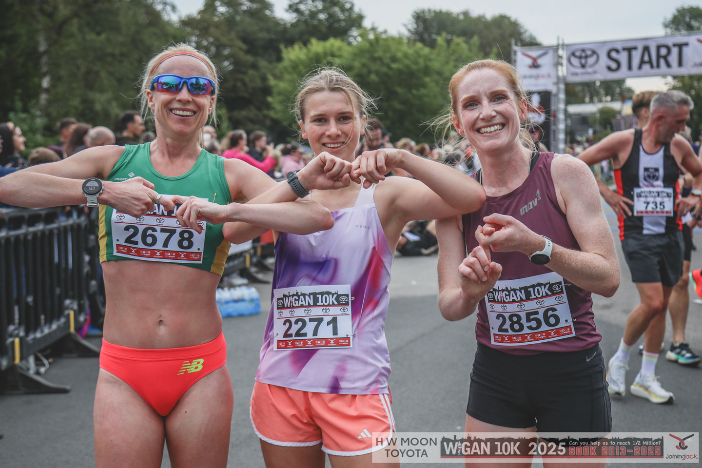 Wigan 10k 2025 Womens 1-2-3